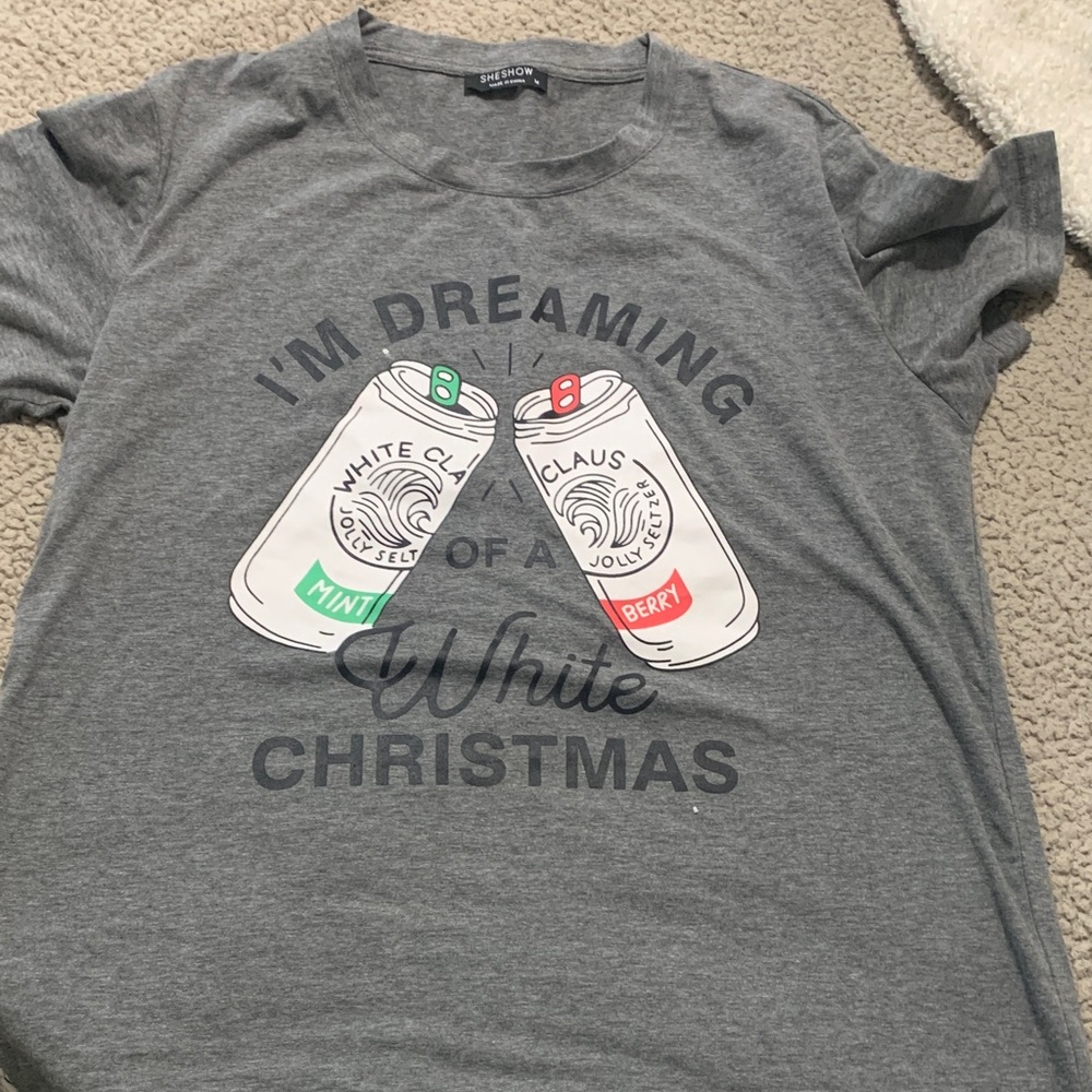 Gray White Claw Short Sleeve Tee